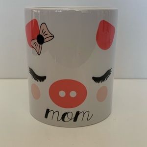 Mug Mom With Bow Tie , Piggy Face, TatoAndMom
